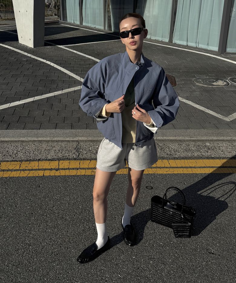 DUST BLOUSON_dust blue