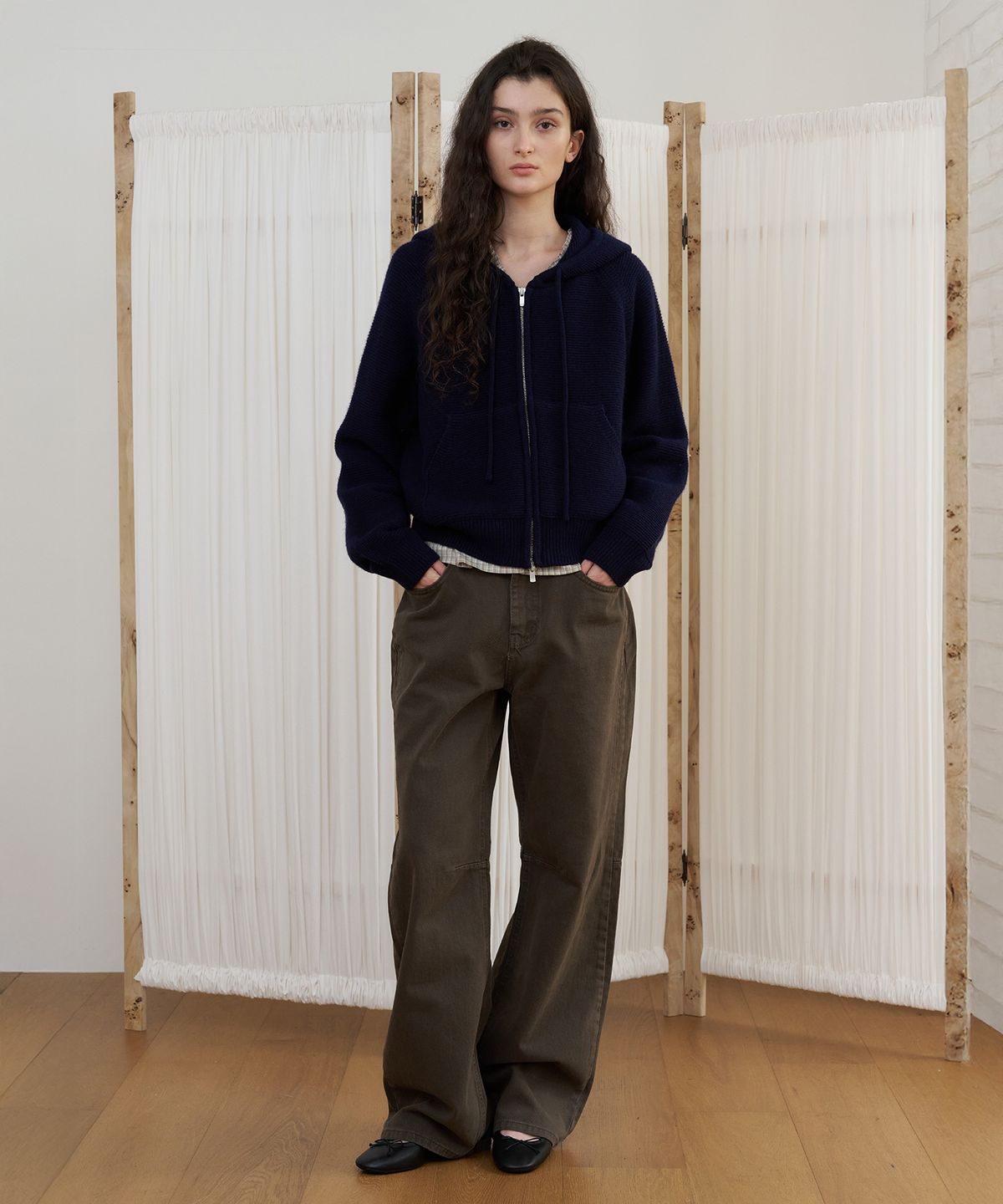 포에트서울(POETSEOUL) HALO STRIPE KNIT_navy