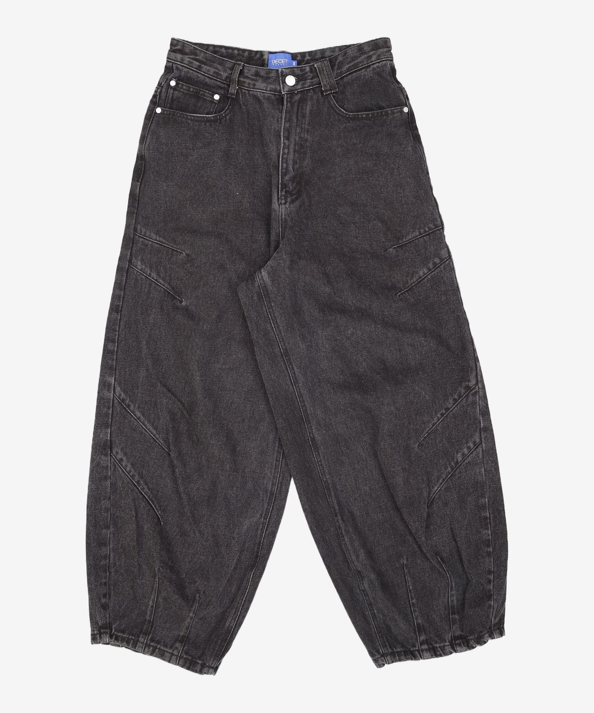 데케트(DECET) Balloon Wide Jeans DCPT055Black 26