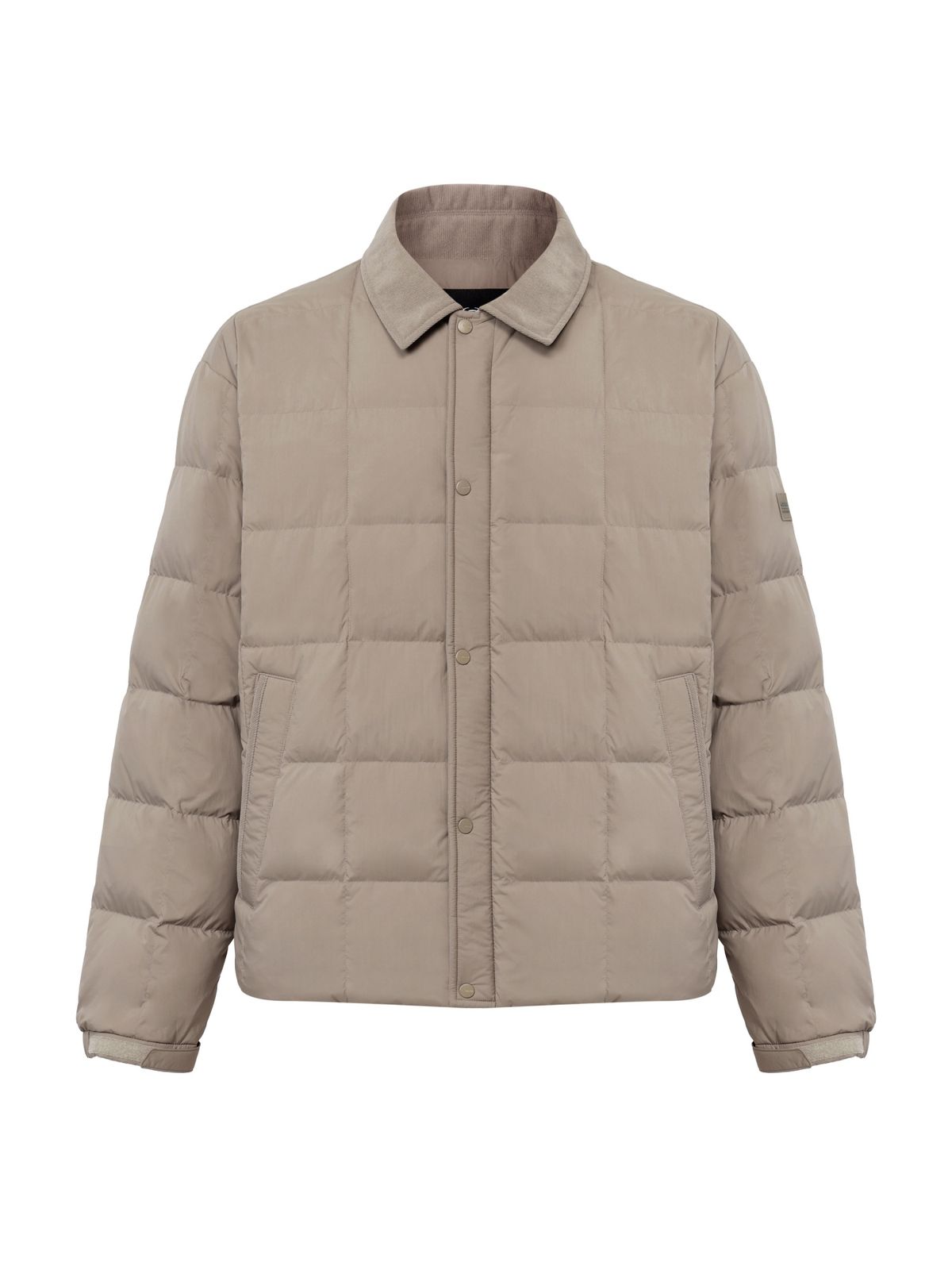 아이더(EIDER) THERMOLOCK (써모락) 남성 경량 블렌드 패딩 셔켓_MID BEIGE