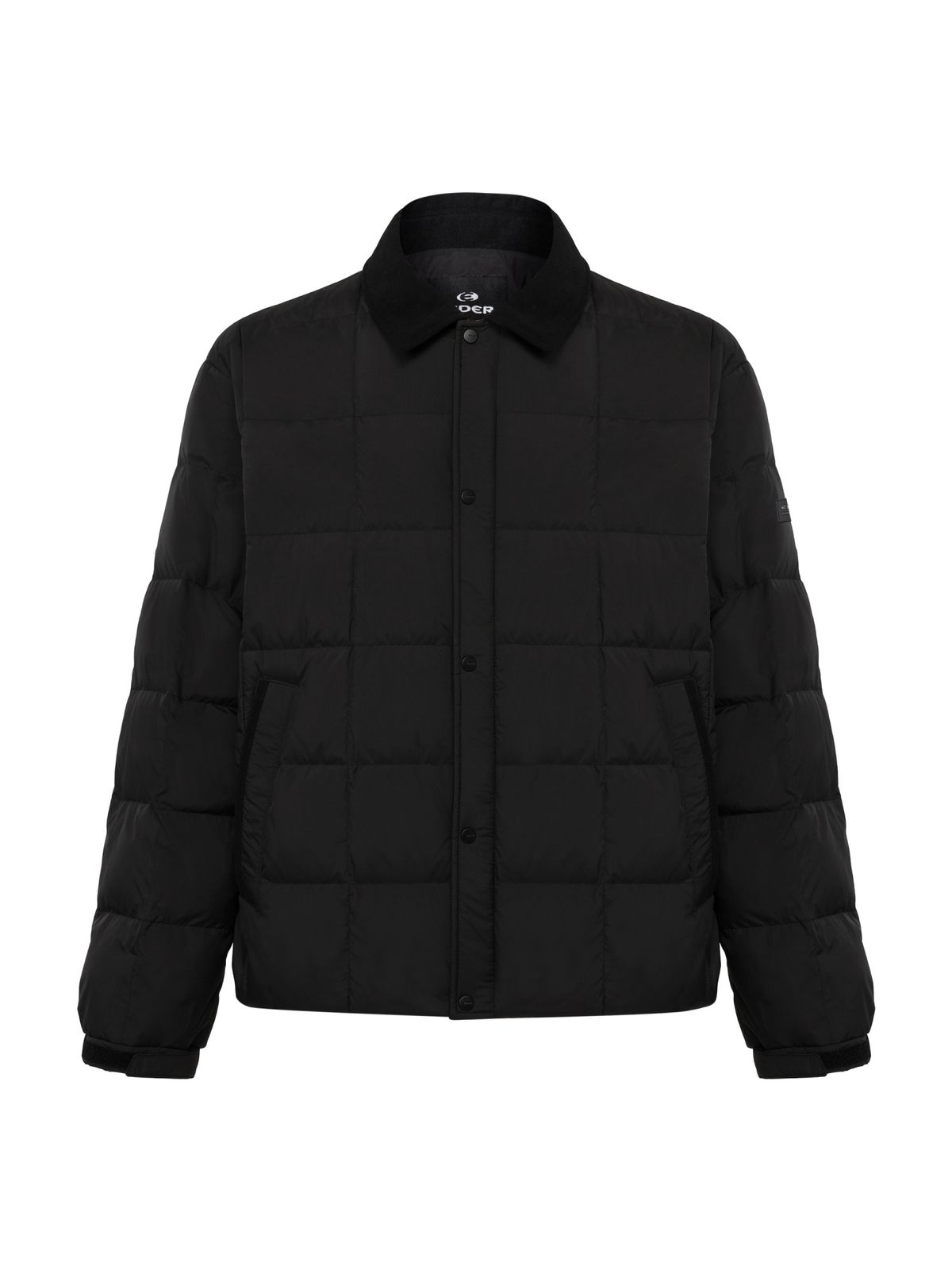 아이더(EIDER) THERMOLOCK (써모락) 남성 경량 블렌드 패딩 셔켓_Black