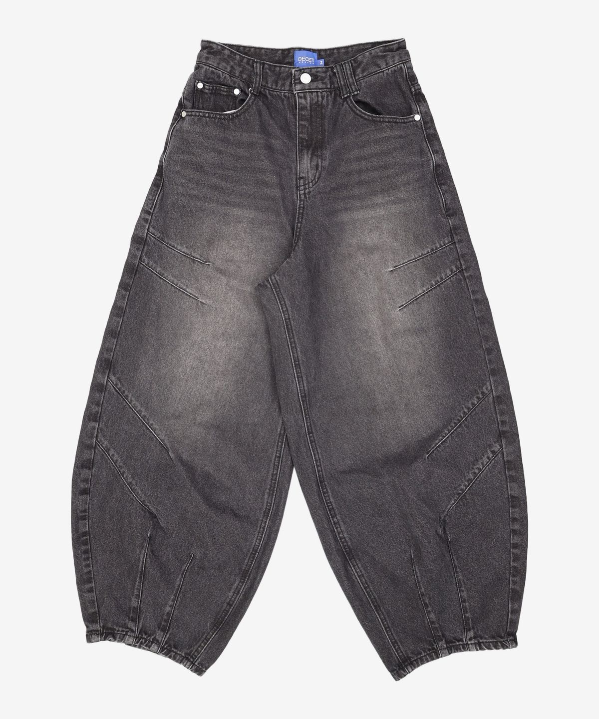 데케트(DECET) Balloon Wide Jeans DCPT055Black 24