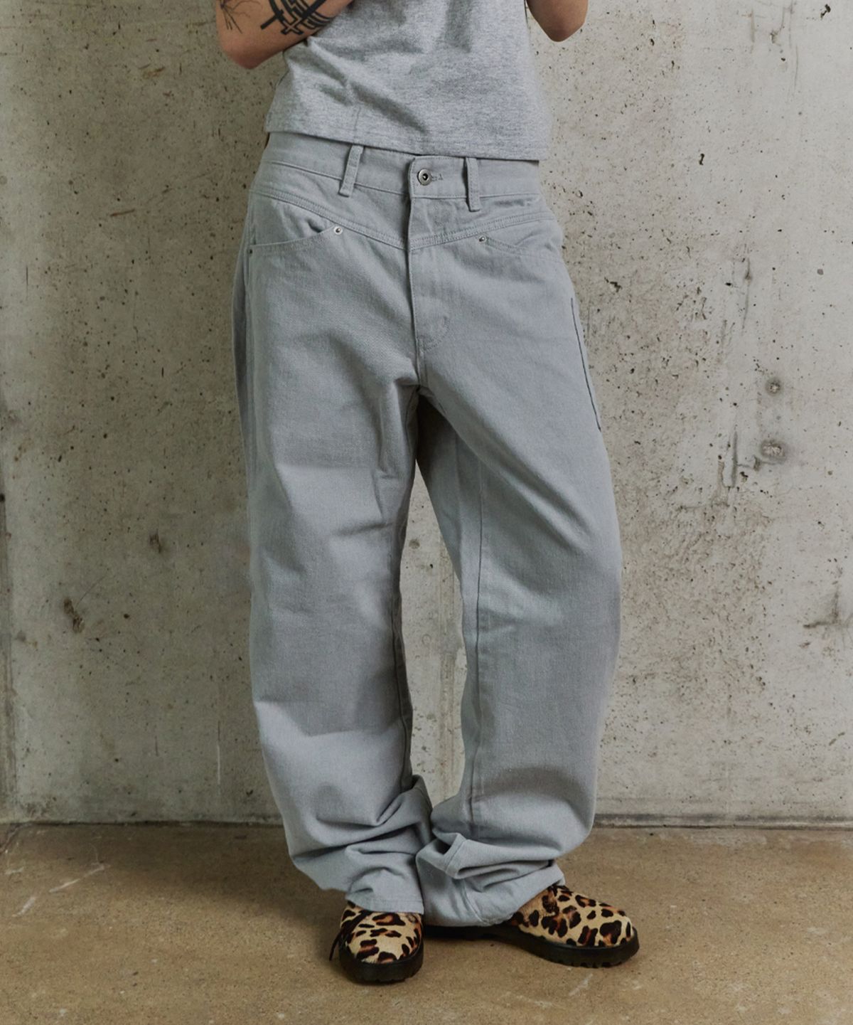9999아카이브(9999ARCHIVE) Whisker Regular Pants