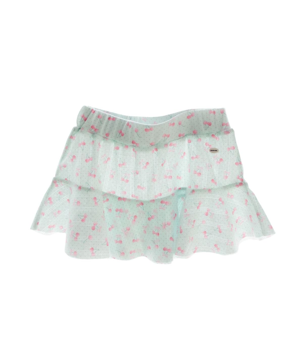 구름킴(GULEMKIM) Angel Courtyard Small Wave Floral Skirt (cherry mambo)