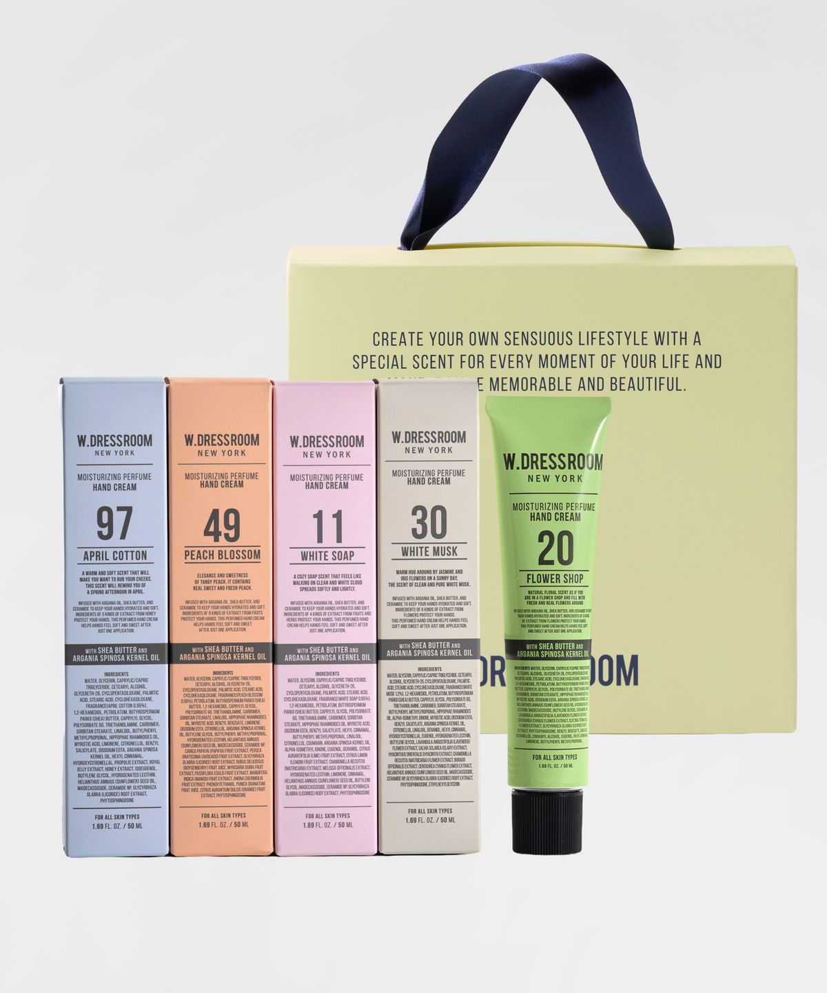 더블유드레스룸(W.DRESSROOM) 퍼퓸 핸드크림 50ml 5종 세트