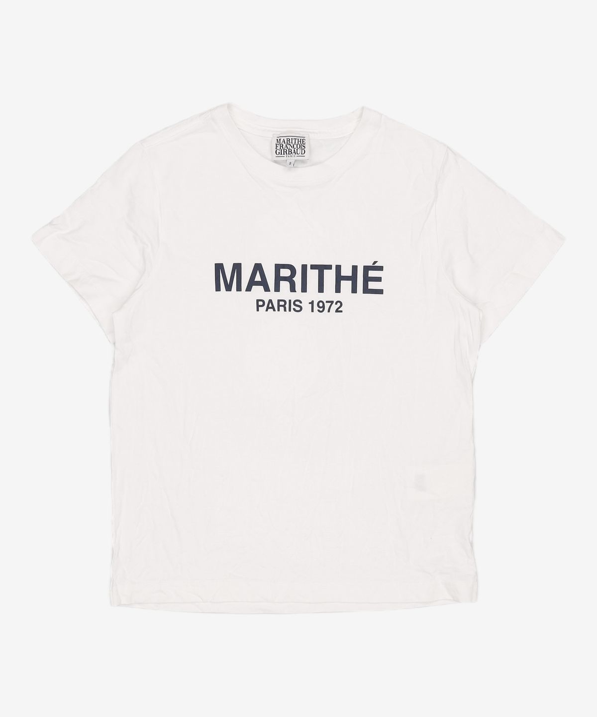 마리떼 프랑소와 저버(MARITHÉ + FRANҪOIS GIRBAUD) W REGULAR LOGO TEE white S