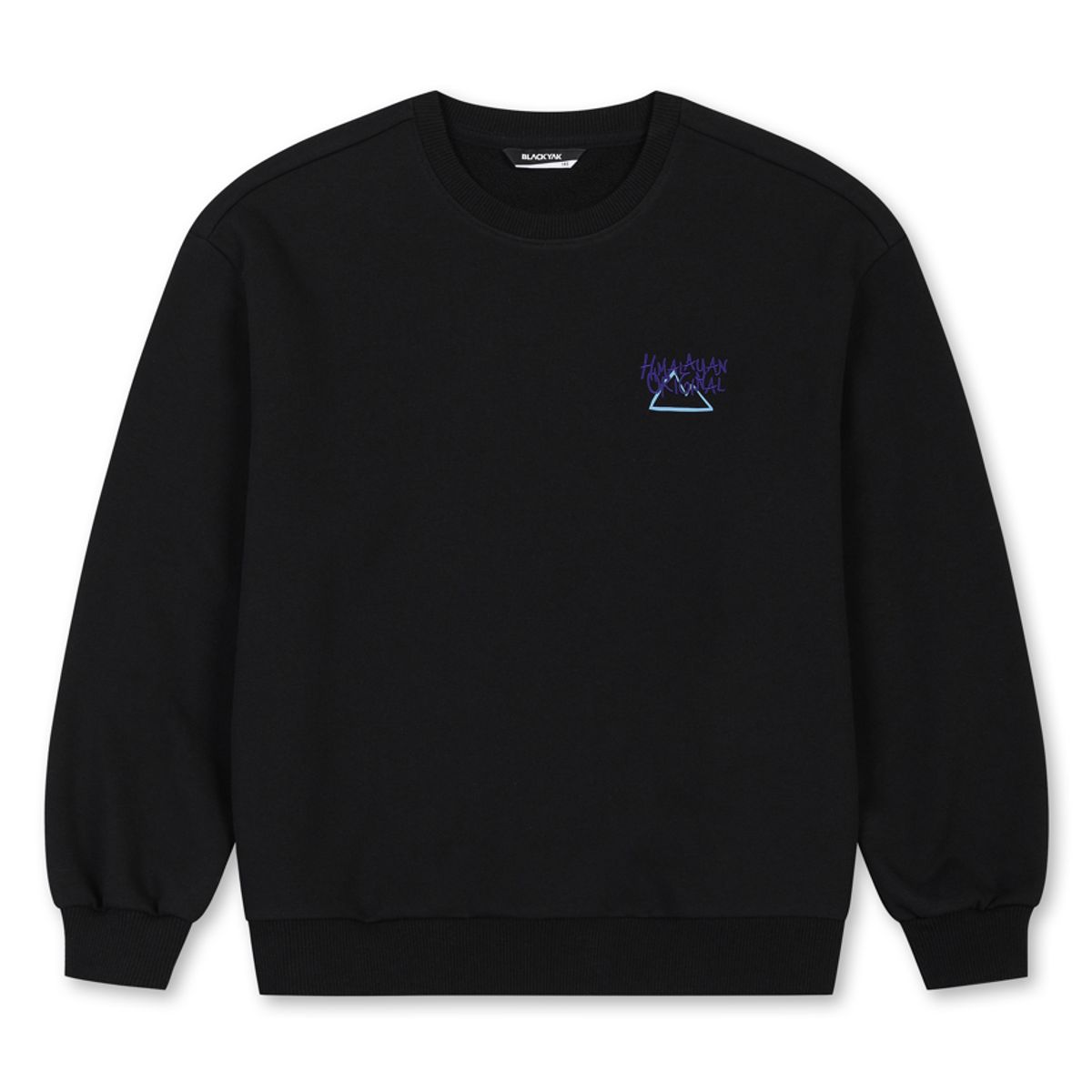 블랙야크 키즈(BLACK YAK KIDS) 히말라야 백그래픽 맨투맨_BK