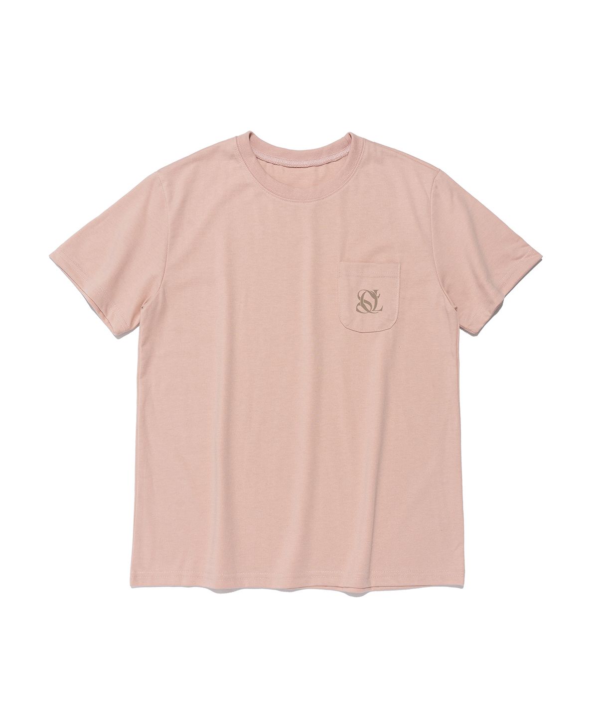 서울어패럴(SEOUL APPAREL) SOL 심볼 로고 포켓 반팔티셔츠 (핑크)