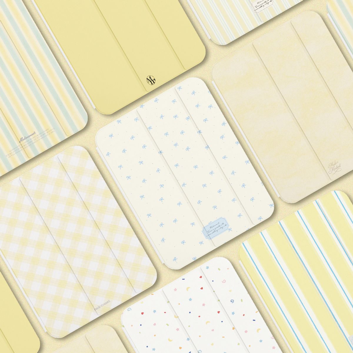메이드모먼(MADEMOMENT) [컬렉션] sweet yellow 아이패드 케이스