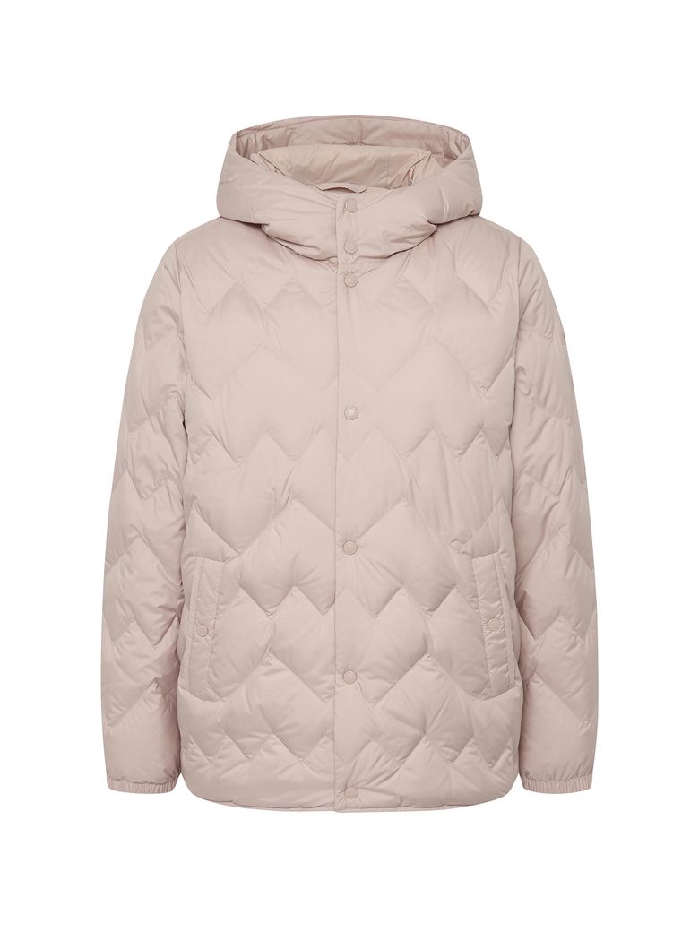 AL-PACA PARKA DOWN W_BEIGE PINK