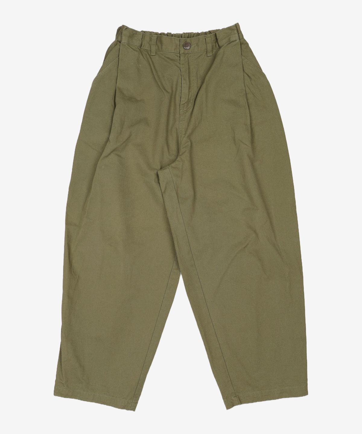 사운즈라이프(SOUNDSLIFE) [SS22 SOUNDSLIFE] Steady Balloon Snap Pants Khaki L