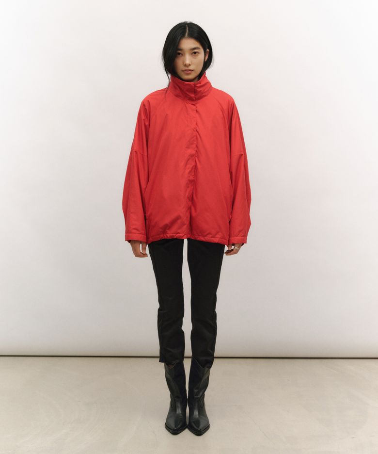 ESSENTIAL SOFT BLOUSON JACKET [RED]