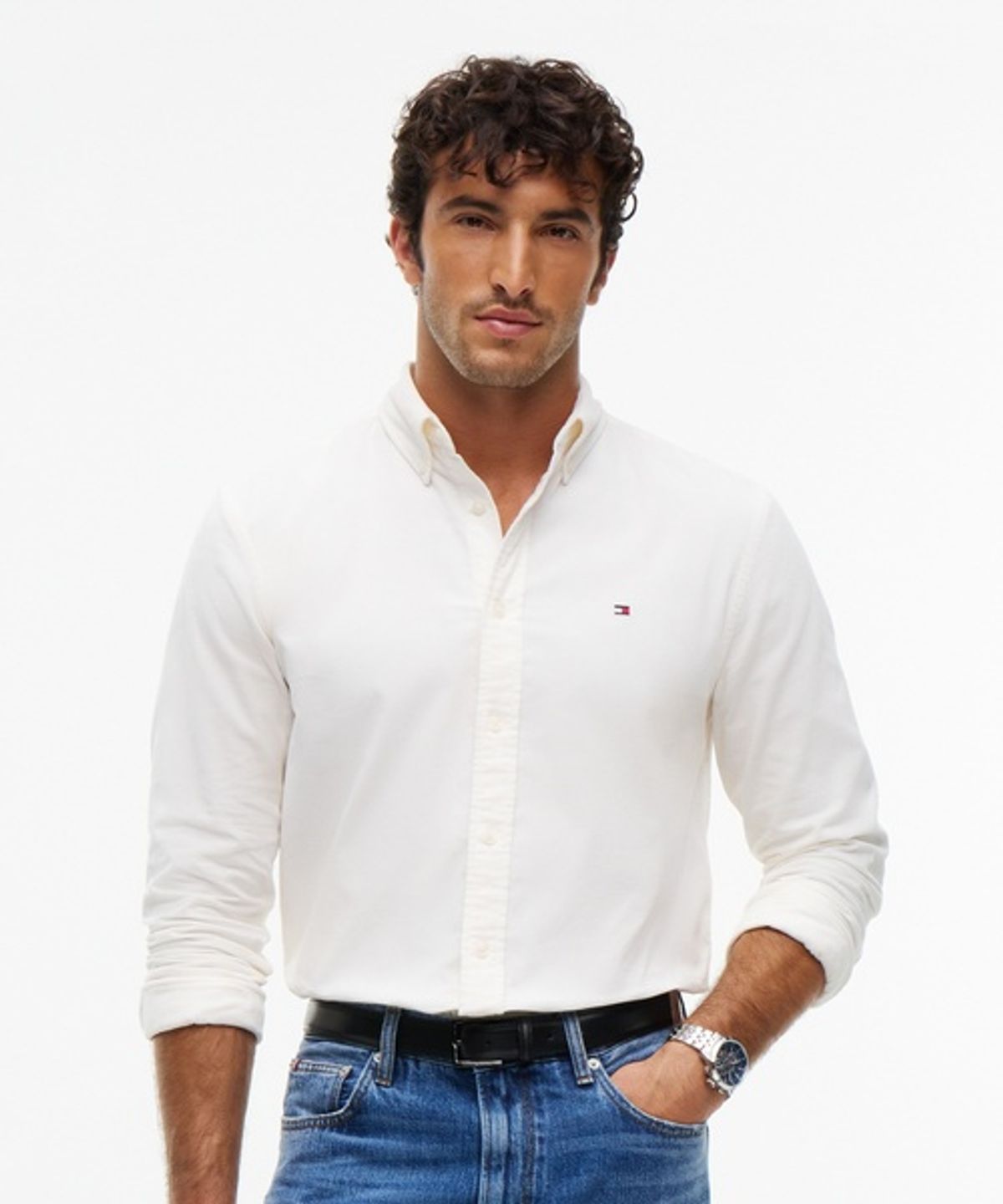타미힐피거(TOMMY HILFIGER) [Asian fit] 아시아 핏 솔리드 코듀로이 셔츠 (T12G7WSH120MT2YA8)
