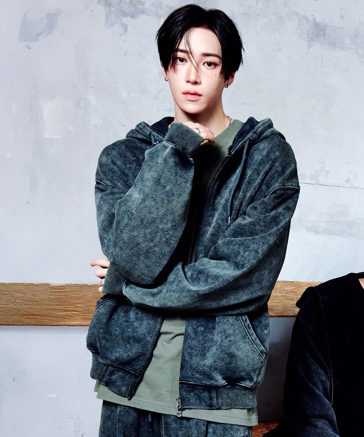 브라운브레스(BROWNBREATH) VINTAGE WASHING TAG HOOD ZIP UP (3colors)