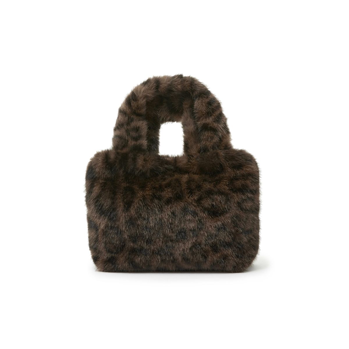 랩(LAP) LEOPARD FUR TOTE BAG AR7ABA03