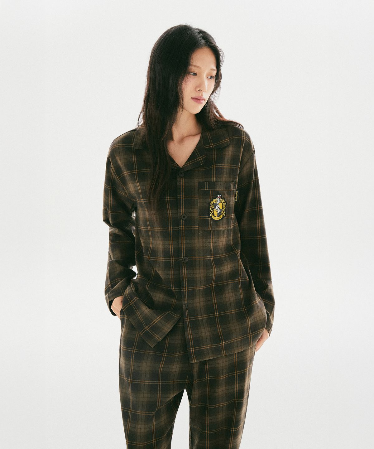 스파오(SPAO) [해리포터] 플란넬 파자마(Yellow)_SPPPG4TU02