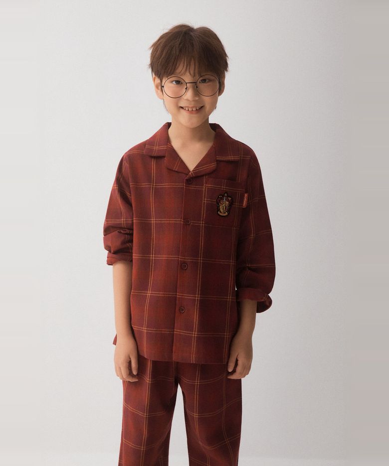 [키즈] (해리포터) 플란넬 파자마(Burgundy)_SPPPG4TKU3