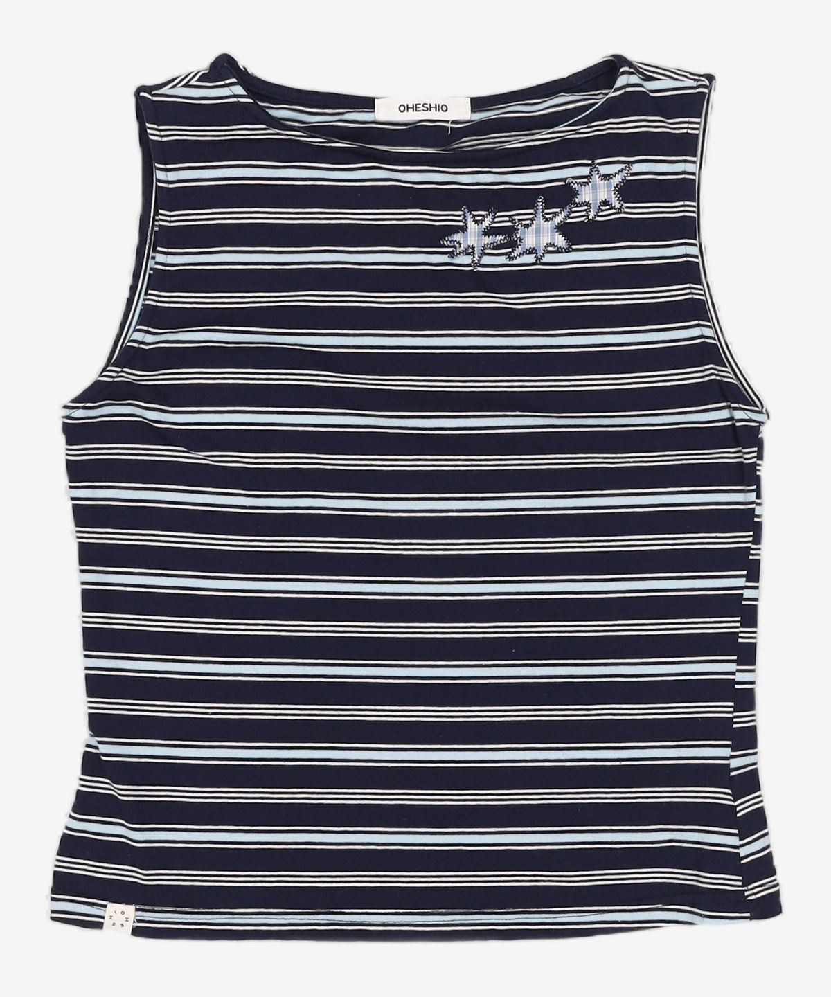 오헤시오(OHESHIO) STAR BOAT NECK SLEEVELESS, BROWN XS
