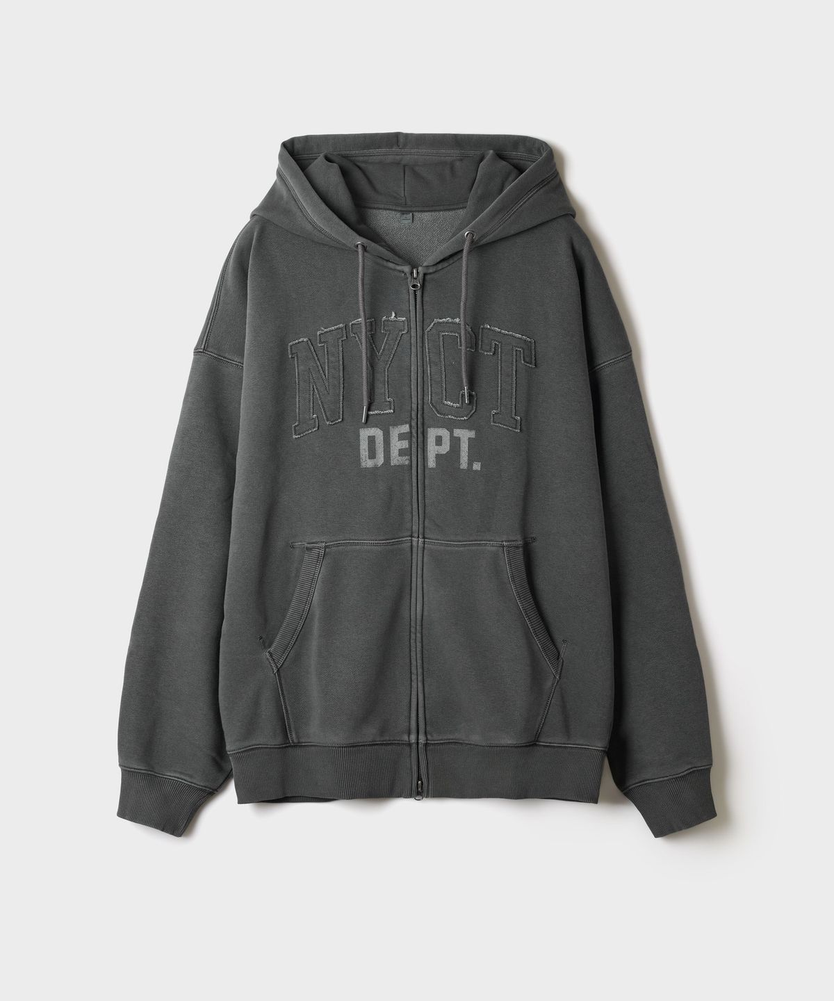 스파오(SPAO) NYCT 피그먼트 후드 집업_SPMZG49CY0