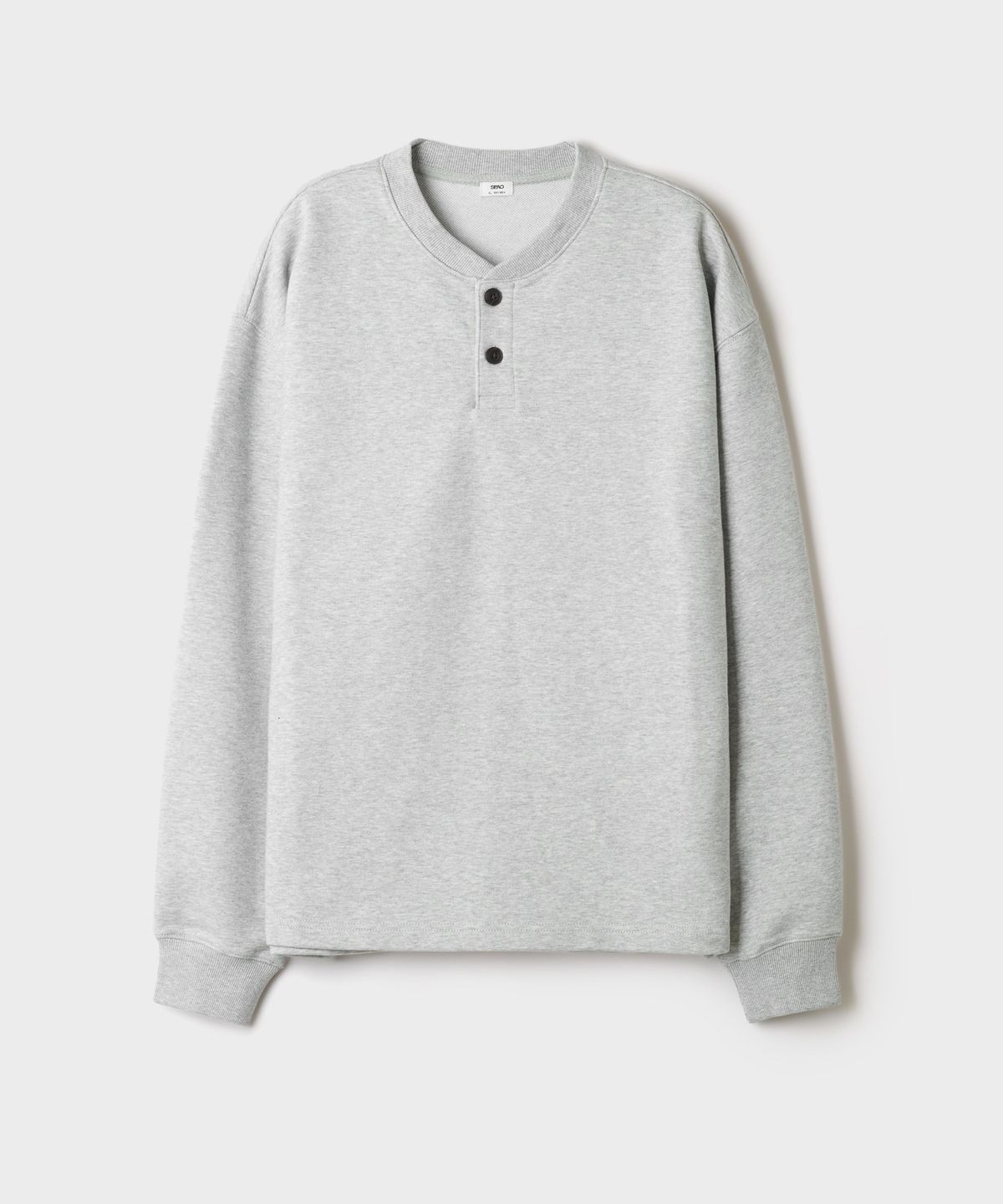스파오(SPAO) 헨리넥 스웨트셔츠_SPMWG49C01