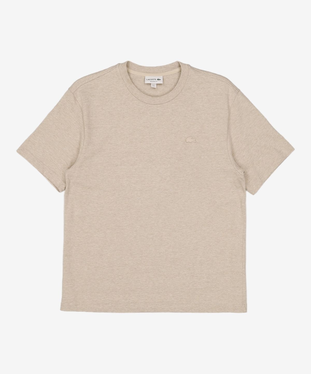 라코스테(LACOSTE) 남성 컬러크록 티셔츠 [멜란지오트밀] M