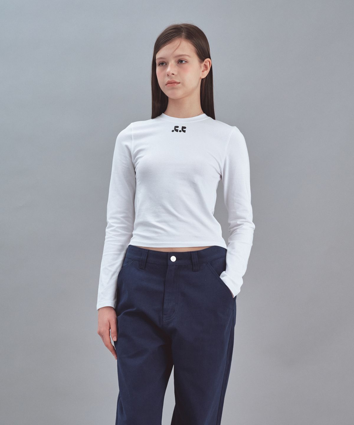 레스트앤레크레이션(REST&RECREATION) BASIC LONG SLEEVE - WHITE
