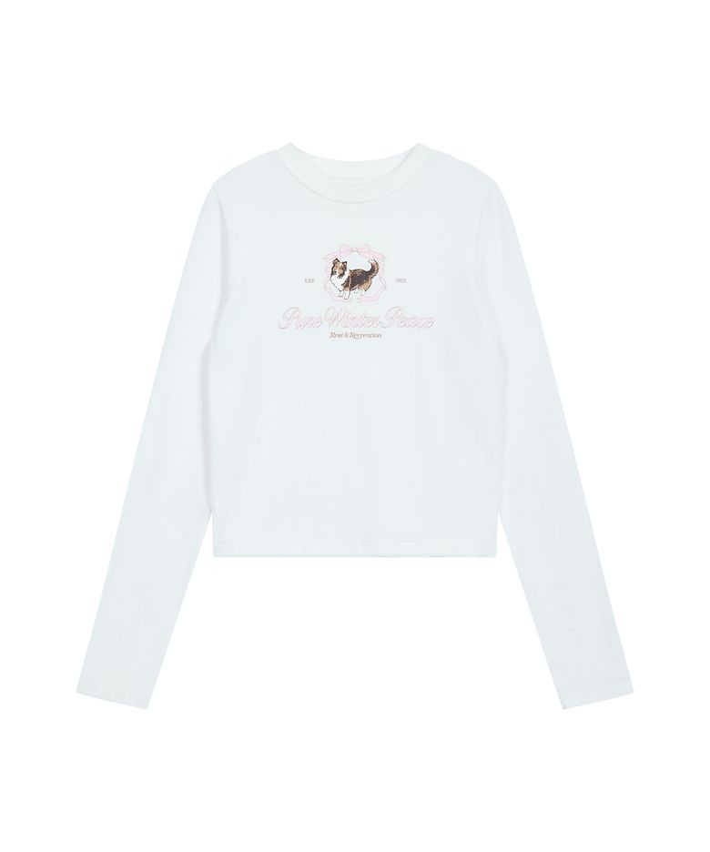 RiRi LOGO LONG SLEEVE - WHITE