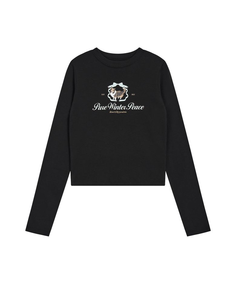RiRi LOGO LONG SLEEVE - BLACK