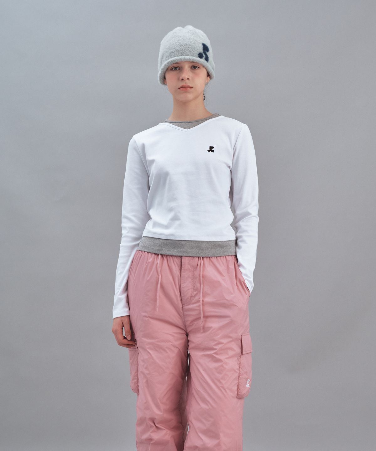 레스트앤레크레이션(REST&RECREATION) LAYERED LONG SLEEVE - WHITE
