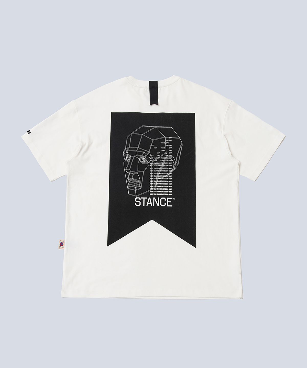 스텐스 서울(STANCE SEOUL) 3D HEAD TAG SEASON TOP (OFF WHITE)