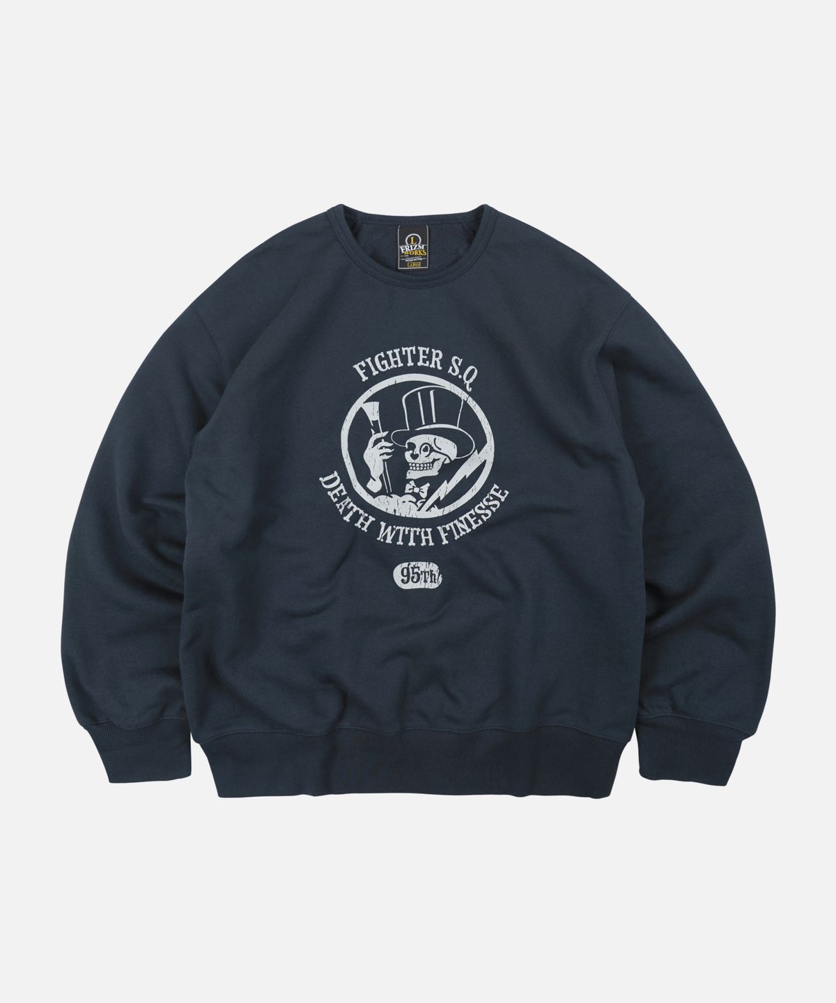 프리즘웍스(FRIZMWORKS) 95TH FIGHTER SQ SWEATSHIRT _ NAVY