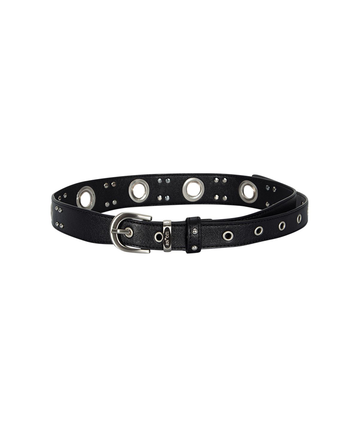 애즈온(ASON) DUET EYELET BELT / BLACK
