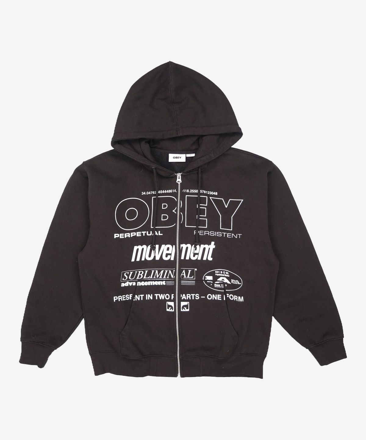 오베이(OBEY) 후드 집업 M