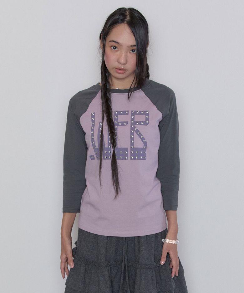 Web Hotfix Raglan Top [Purple]