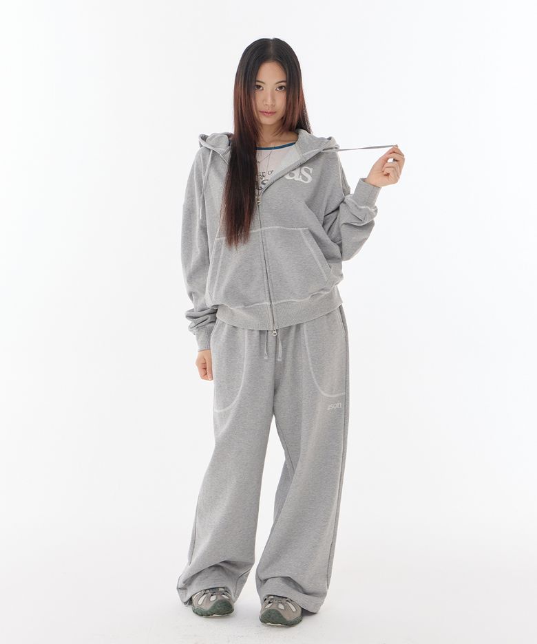 MORROW TRAINING PANTS / MELANGE GRAY