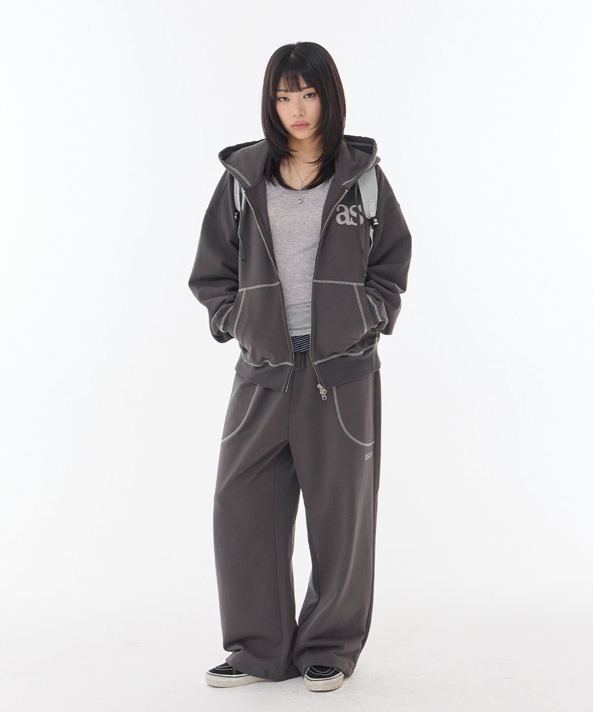 애즈온(ASON) MORROW TRAINING PANTS / CHARCOAL