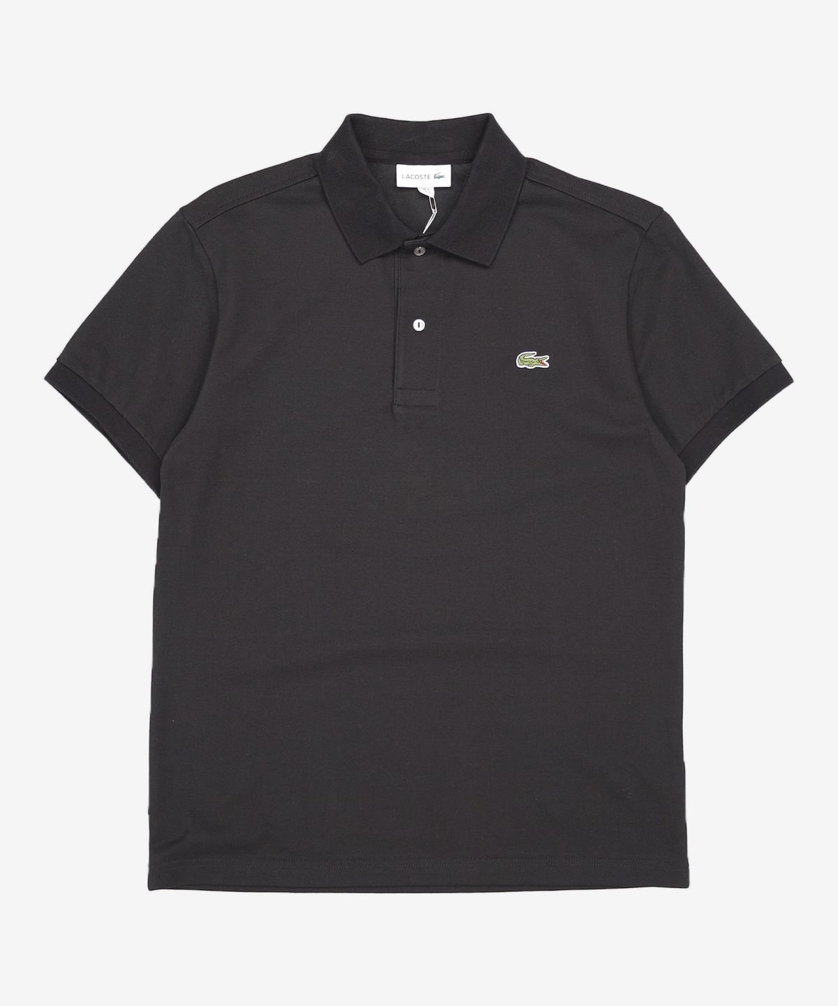 라코스테(LACOSTE) 남성 프렌치 레귤러핏 베이직 반팔 폴로 [블랙] 3