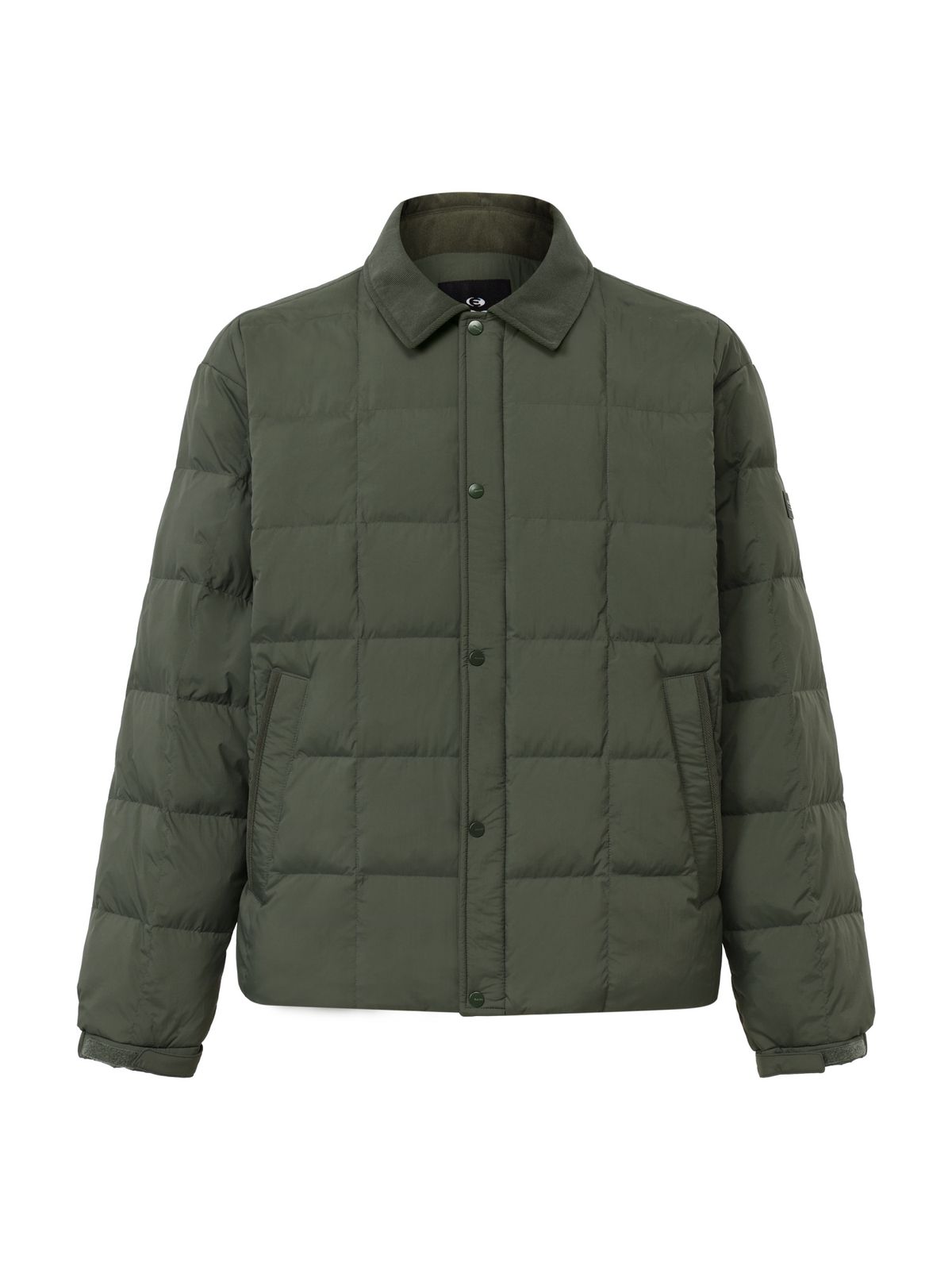 아이더(EIDER) THERMOLOCK (써모락) 남성 경량 블렌드 패딩 셔켓_Khaki
