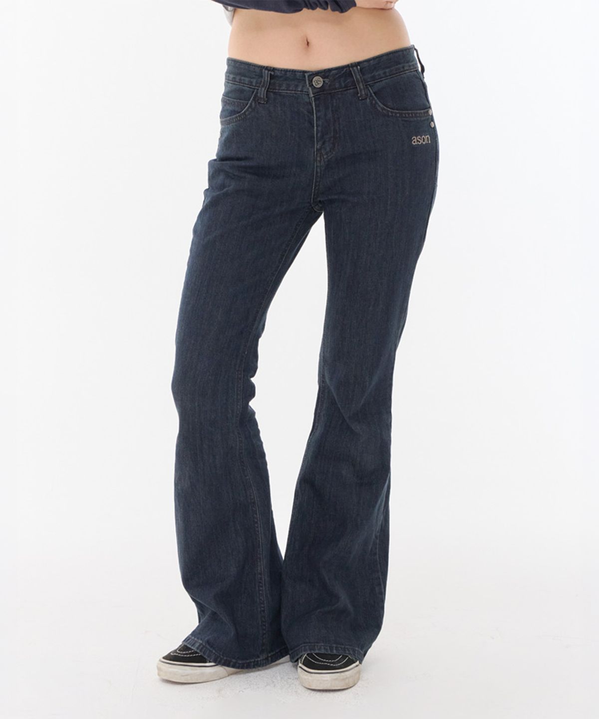 애즈온(ASON) DAWN BOOTCUT DENIM PANTS / INDIGO