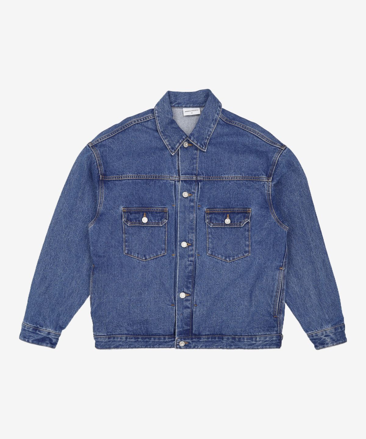 미니멀프로젝트(MINIMALPROJECT) 워시드 오버핏 트러커 데님 자켓 MDJ101 [BLUE] M