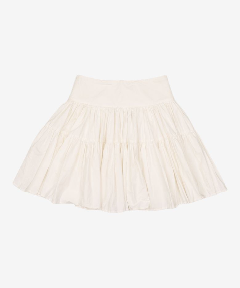 CREAM COTTON SKIRT_TT2W501IV M