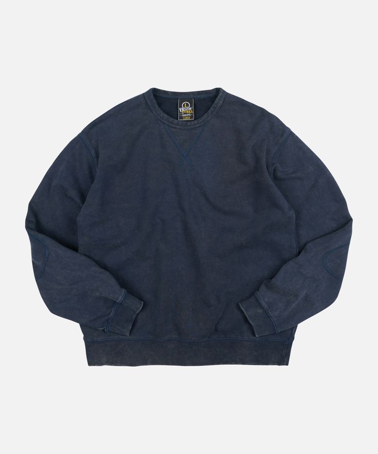 COVER STITCH VINTAGE SWEATSHIRT _ NAVY