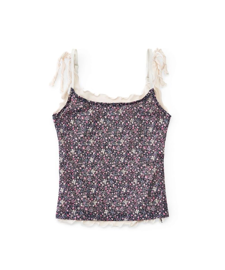 Flower Dream Two piece Layered Suspender Top