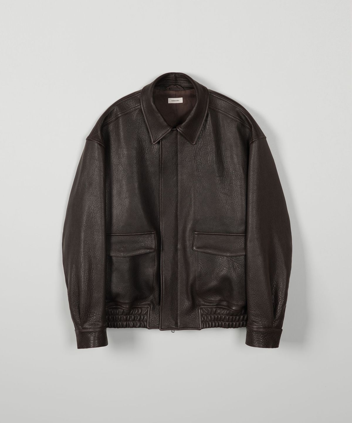 레어토라(RARETORA) A2 LEATHER JACKET - DARK BROWN