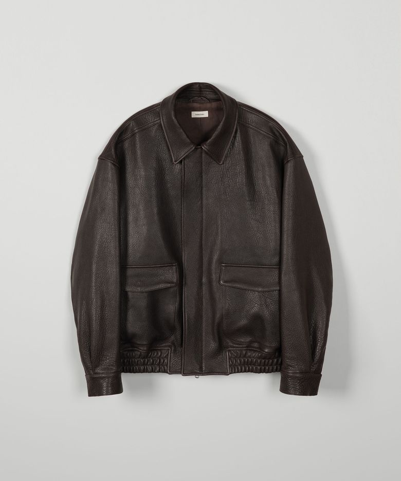 A2 LEATHER JACKET - DARK BROWN