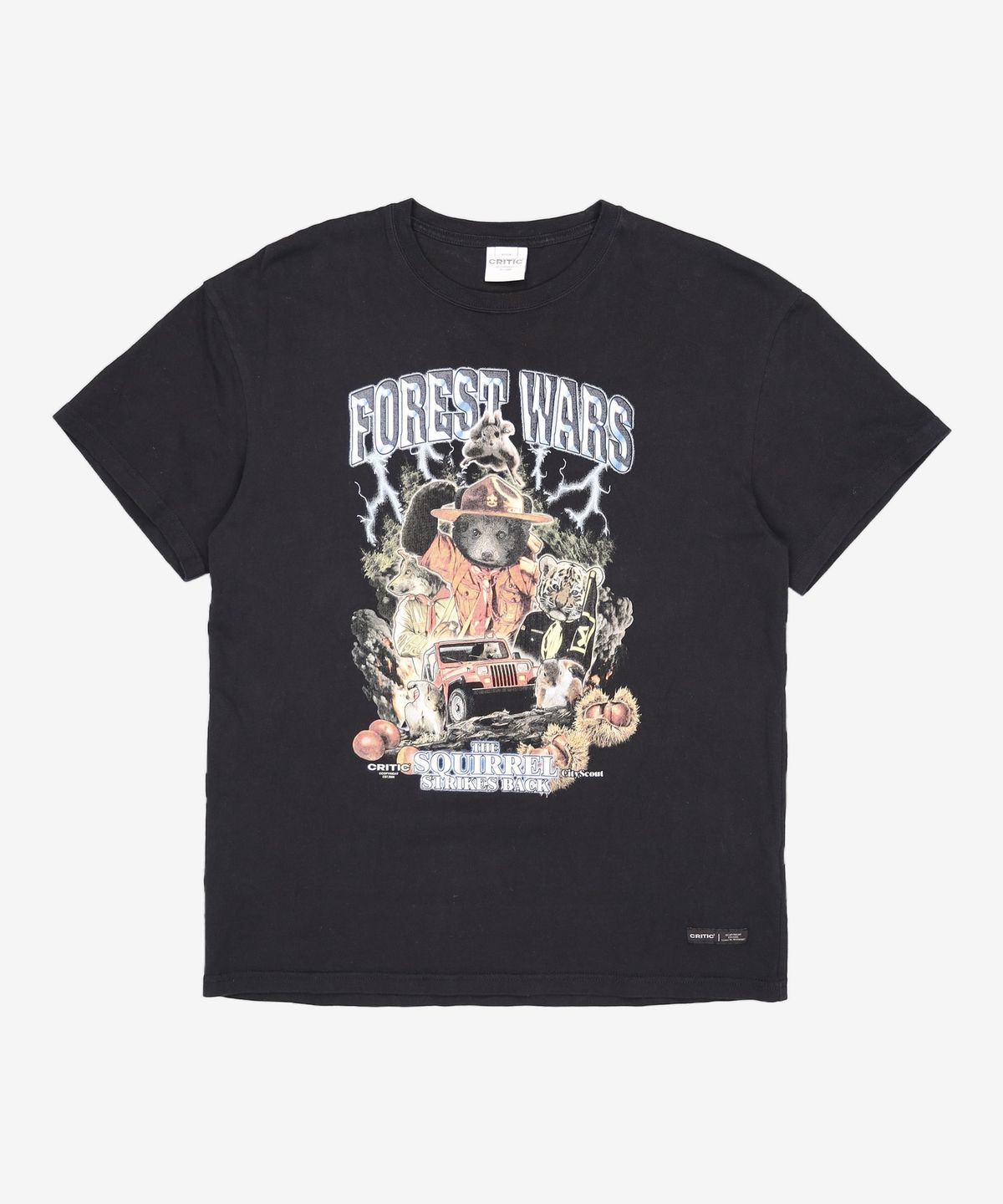 크리틱(CRITIC) FOREST WARS T-SHIRTS BLACK M