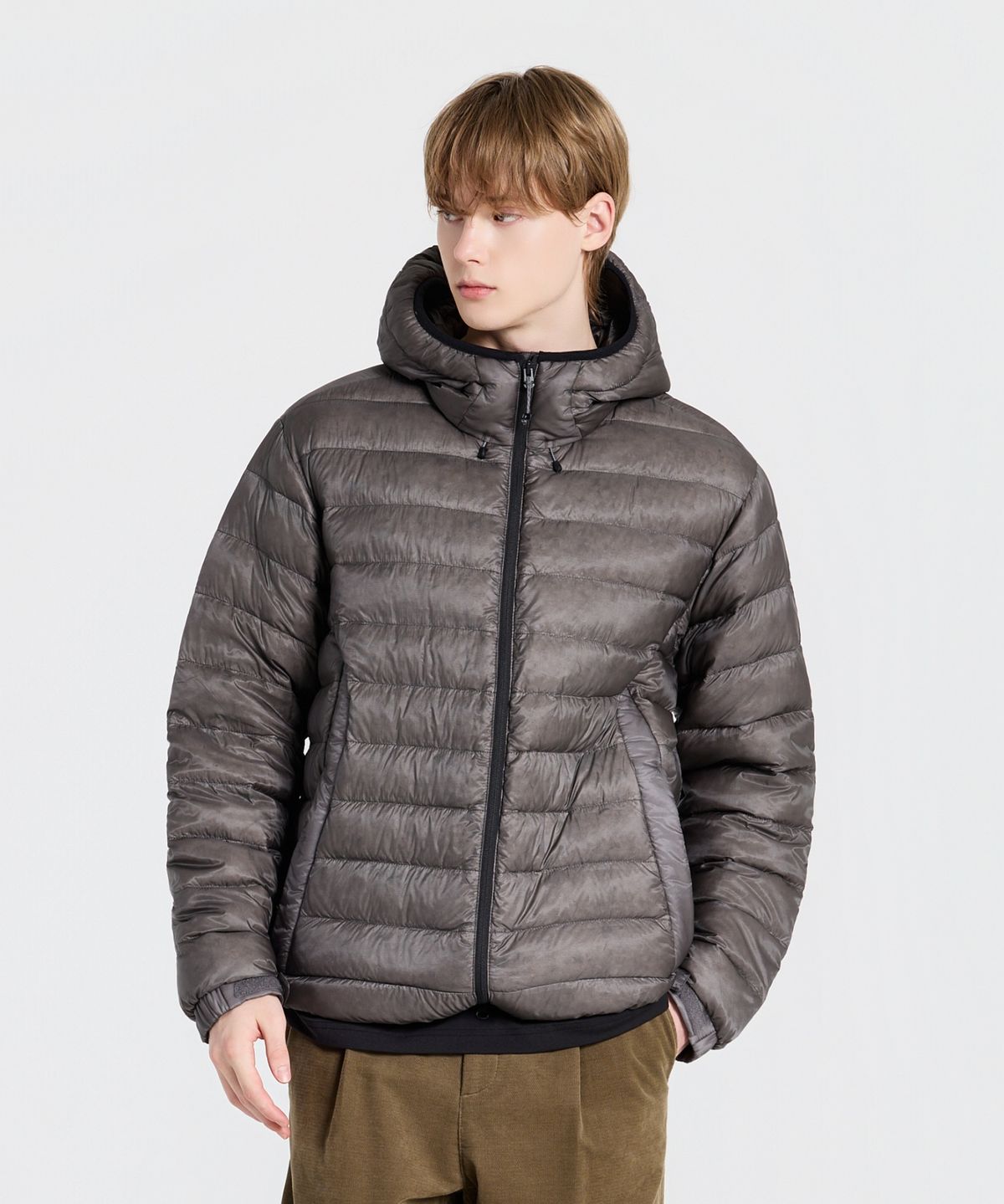 아이더(EIDER) NANO SHIELD (나노 쉴드) UNI 라이트 다운 자켓_Grey