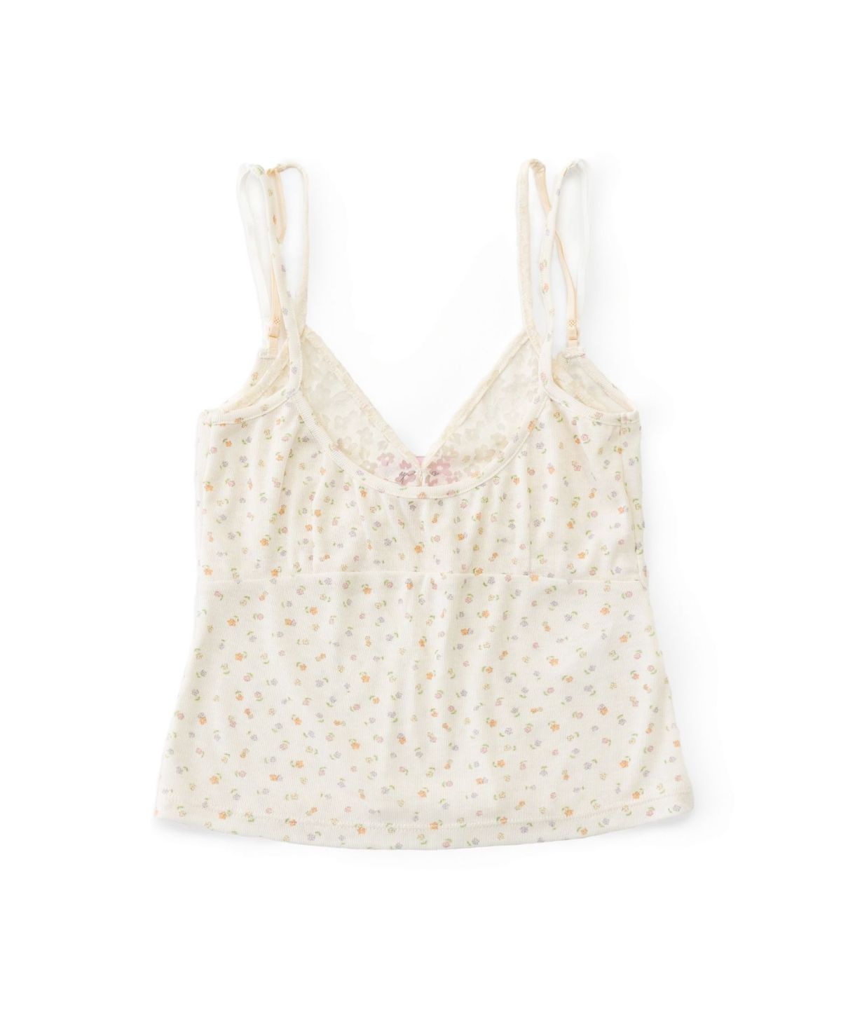 카이 샤오(KAIY XIAO) Tenderness Lace Suspender Layered Top
