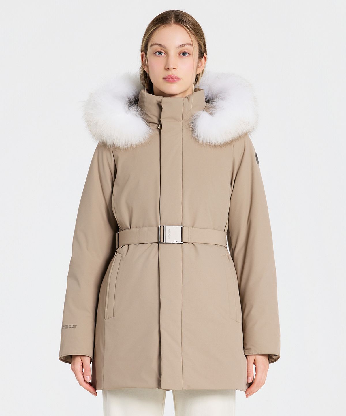 아이더(EIDER) La Reine (라헨느) 여성 캐시미어 블렌드 W/S 미들 다운 자켓_MID BEIGE