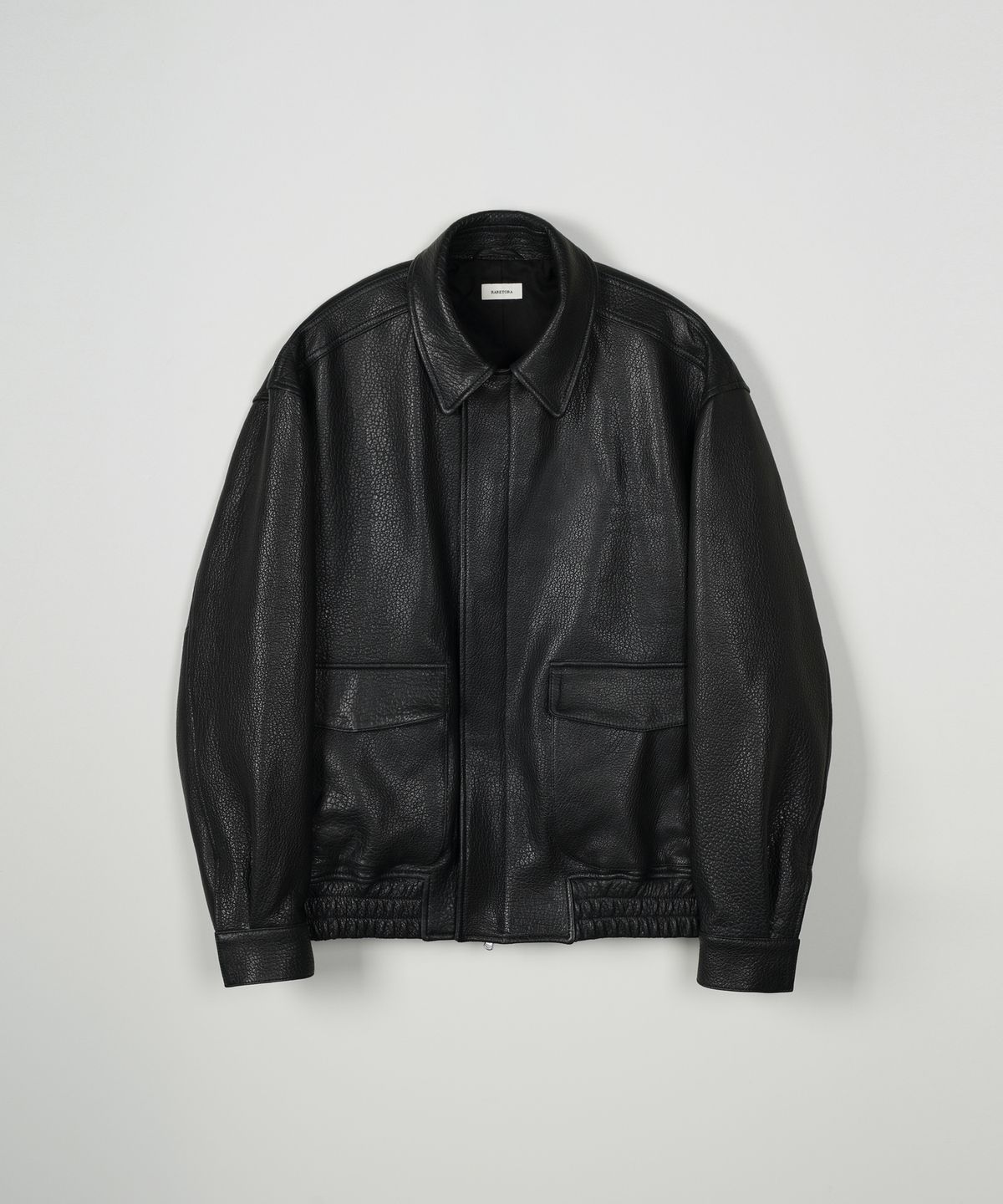 레어토라(RARETORA) A2 LEATHER JACKET  - BLACK